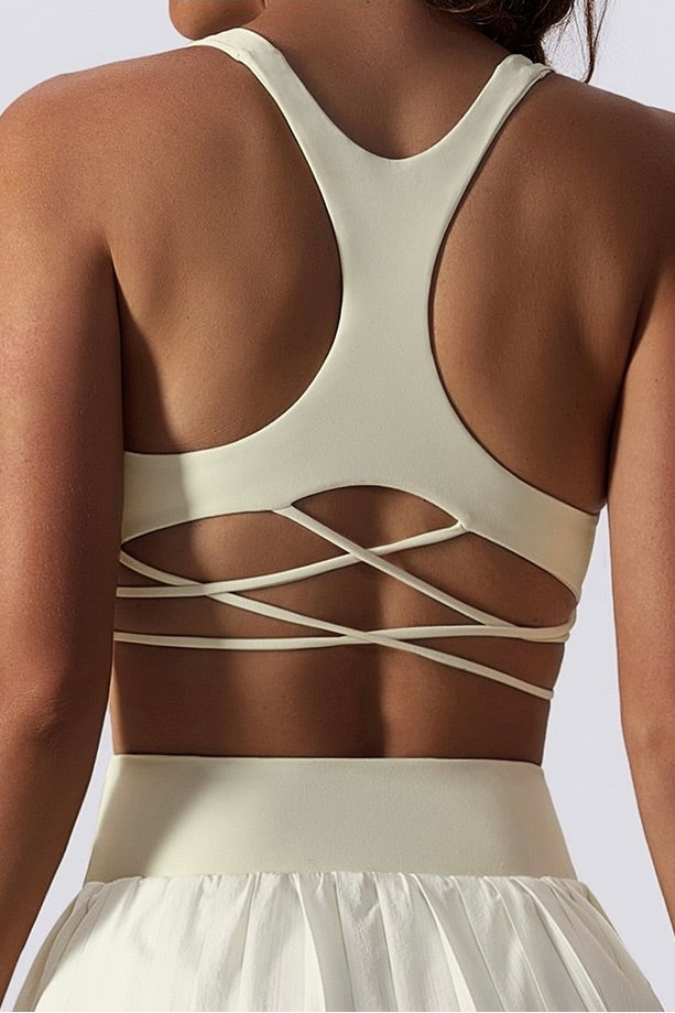 Mia Strappy Racer Back Sports Bra